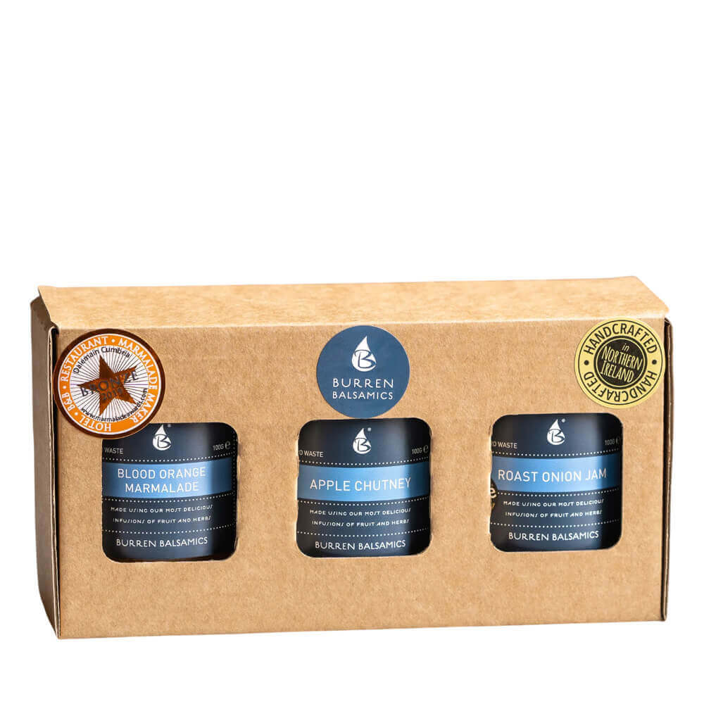 Burren Balsamics Zero Waste Chutney Trio Gift Set